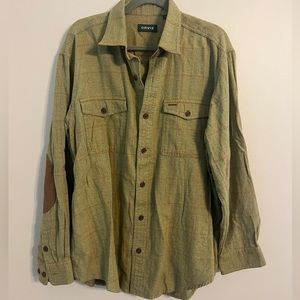 Green Orvis button down